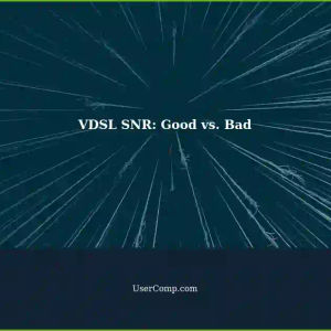 Understanding SNR in Good vs. Bad VDSL Connections
