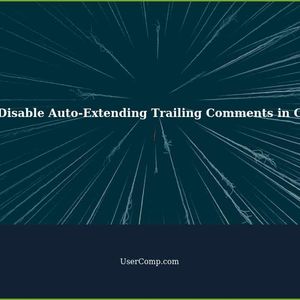 Vim: Don't Auto-Extend C/C++ Trailing Comments