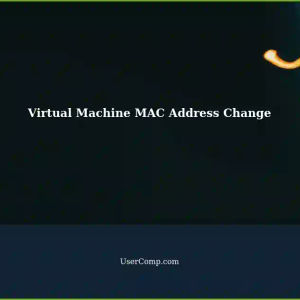 Why Does a Virtual Machine Show a Unique MAC Address After Changing Network Settings?