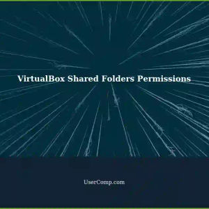 Sharing Permissions for Shared Folders in VirtualBox on Windows 10 and Ubuntu 20