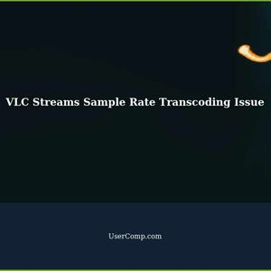 VLC Streams at Higher Sample Rate But Transcodes and Saves to Lower