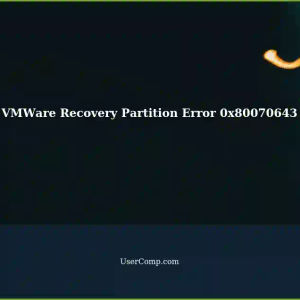 VMWare Recovery Partition Size Increase Error 0x80070643 after KB5034441 Update