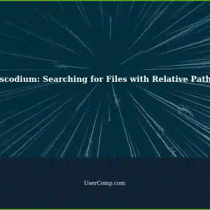 Vscodium: Using Relative Paths for File Searches in Atom-like Editors