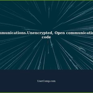 Vulnerability : Communications.Unencrypted, Open communication detected in Java code