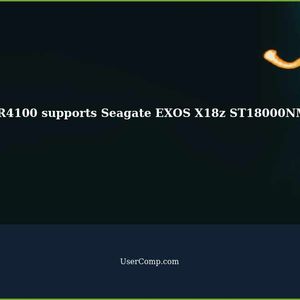 Is WD PR4100 supports Seagate EXOS X18z ST18000NM009J?