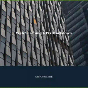 Web Scraping: Converting Markdown for RPG Rules with RPG Maker and Dataview