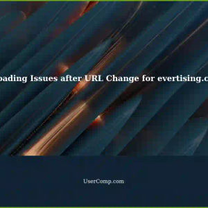 Troubleshooting Website Loading Difficulties after URL Change for evertising.com.promo