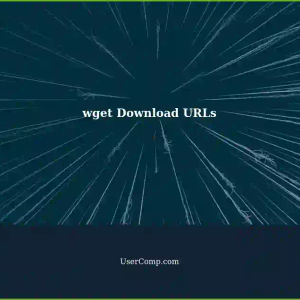 Tutorial: Finding Download URLs Given a Website using wget