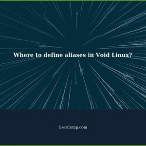 Void Linux: Where to define my aliases regardless of the shell being used?