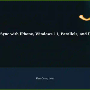 Using Wi-Fi Sync with iPhone, Windows 11, Parallels, and iTunes
