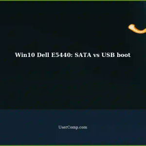 SSD Installation Issue: Win10 on Dell Latitude E5440 won't boot from SATA port, works with USB