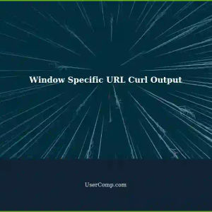 Understanding Window Specific URL Curl Output with Bash