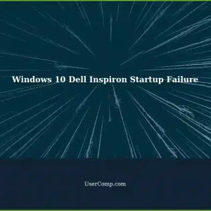 Windows 10 Suddeny Unable to Start: File Recovery Needed on Dell Inspiron