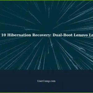 Recovering Hibernated Windows 10 SSD: Dual-Boot Setup on Lenovo Legion Pro with EndeavourOS
