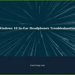 Windows 10: Troubleshooting In-Ear Headphones - Left/Right Audio Issues