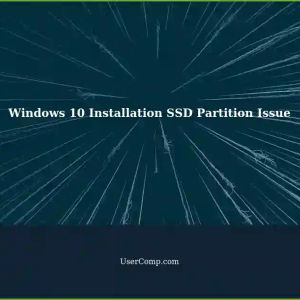 Windows 10 Installation: SSD Partition Issue with Intel i7 12th Gen and ASUS PRO ART B760