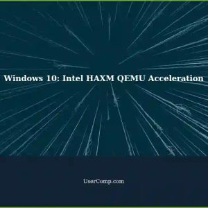 Windows 10: Getting Intel HAXM Acceleration to Work with QEMU