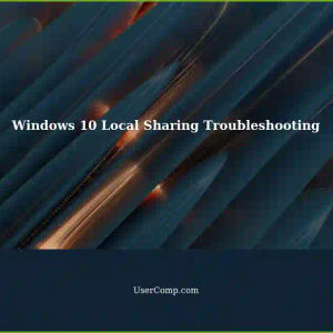 Resolving Windows 10 Local Network Sharing Issues