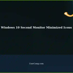 Windows 10: Second Monitor Taskbar Not Showing Minimized Icons?
