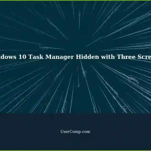 Windows 10 Task Manager Not Showing: Lenovo Carbon (6th Gen) with Three Screens