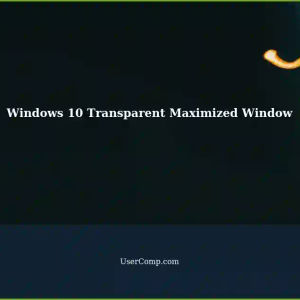 Strange Windows 10 Glitch: Upper Part of Maximized Window Becomes Kind of Transparent