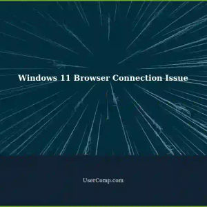 Windows 11: Certain Browsers Stopped Working (ERR_CONNECTION_RESET)