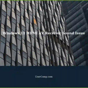 Windows 11 Stops Detecting HDMI AV Receiver Sound Device (Sony STR-DN1030)