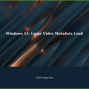 Windows 11: Organizing a Large Number of Videos with Slow Metadata Load (Directory Opus, Windows Explorer)