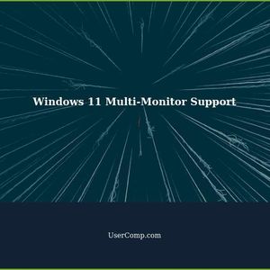 What's the max amount of screens/monitors that Windows 11 supports?
