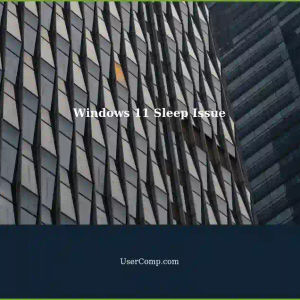 Windows 11 Laptop Won't Go to Sleep: A Quick Fix
