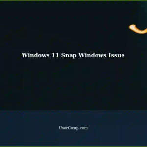 Windows 11: Snap Windows Doesn't Work Despite Enabled Settings