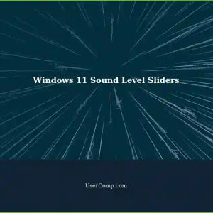 Windows 11 Regulates Sound Level Sliders for Detailed Loudness Settings