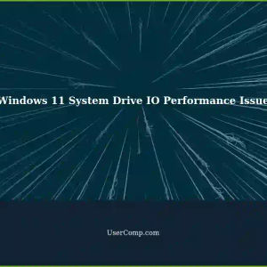 Terrible Performance during Running IO Operations on System Drive in Newly Installed Windows 11