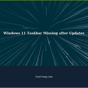Windows 11 - Taskbar is missing following Windows updates