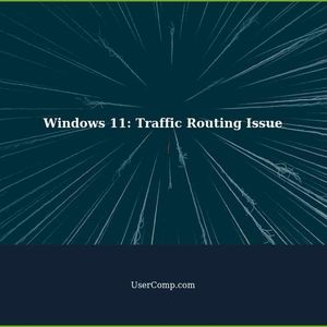 Windows 11: Why is traffic bound to one interface is sent to another?