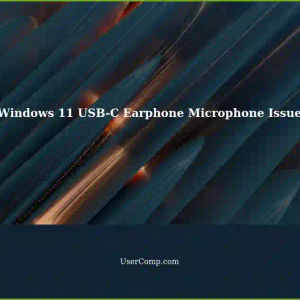 Windows 11 Not Recognizing USB-C Earphone as Microphone: ThinkPad X13 Gen 2 with HUAWEI CM33