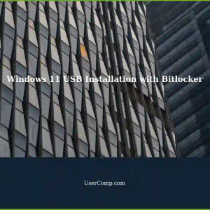 Fresh Install Windows 11 on USB Stick with Bitlocker Enabled: A Step-by-Step Guide