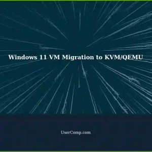 Migrating Windows 11 VM from VMware to KVM/QEMU: TPM 2.0 UEFI Boot Encryption