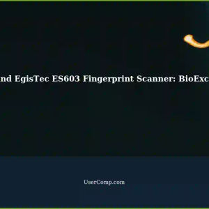 Using EgisTec ES603 Fingerprint Scanner on Windows 7: Is BioExcess Required?