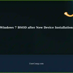 Windows 7 BSOD (0x0000007A) after Installing New Device