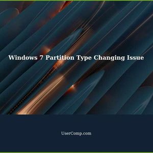 Windows 7 Partition Type Changing at Every Startup - How to Fix