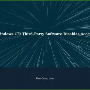 Windows CE: Motorola/Symbol Device Prevents Access After Installing Third-Party Software