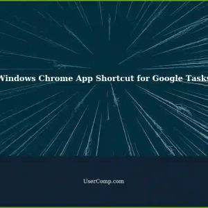 Creating a Windows Chrome App Shortcut for Google Tasks: A New Approach