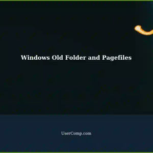 Does Windows Old Folder Contain Old Pagefiles?