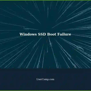 Windows SSD Suddenley Won't Boot Anymore: Troubleshooting Guide