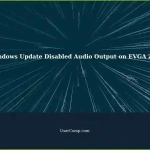 No Audio Output After Installing Windows Update on EVGA Z97 Classified Motherboard
