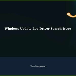 Windows Update Log Update ID Based Driver Search Not Working in Microsoft Update Catalog