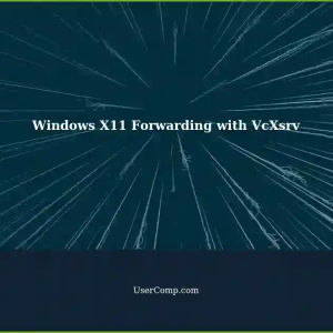 Windows: Configuring VcXsrv for X11 Forwarding with Port 6000