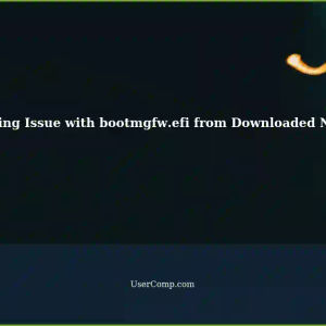 Stuck on Blank Screen During WinPE Loading using bootmgfw.efi from Downloaded Network PXE