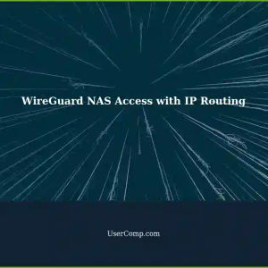 Setting up WireGuard access to OpenMediaVault NAS with WireGuard plugin: WireGuard route traffic to VPN server specific IP addresses